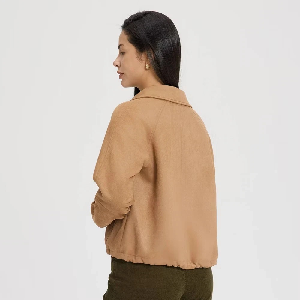 Women's Suede Bubble Jacket - Universal Thread Br… - image 2